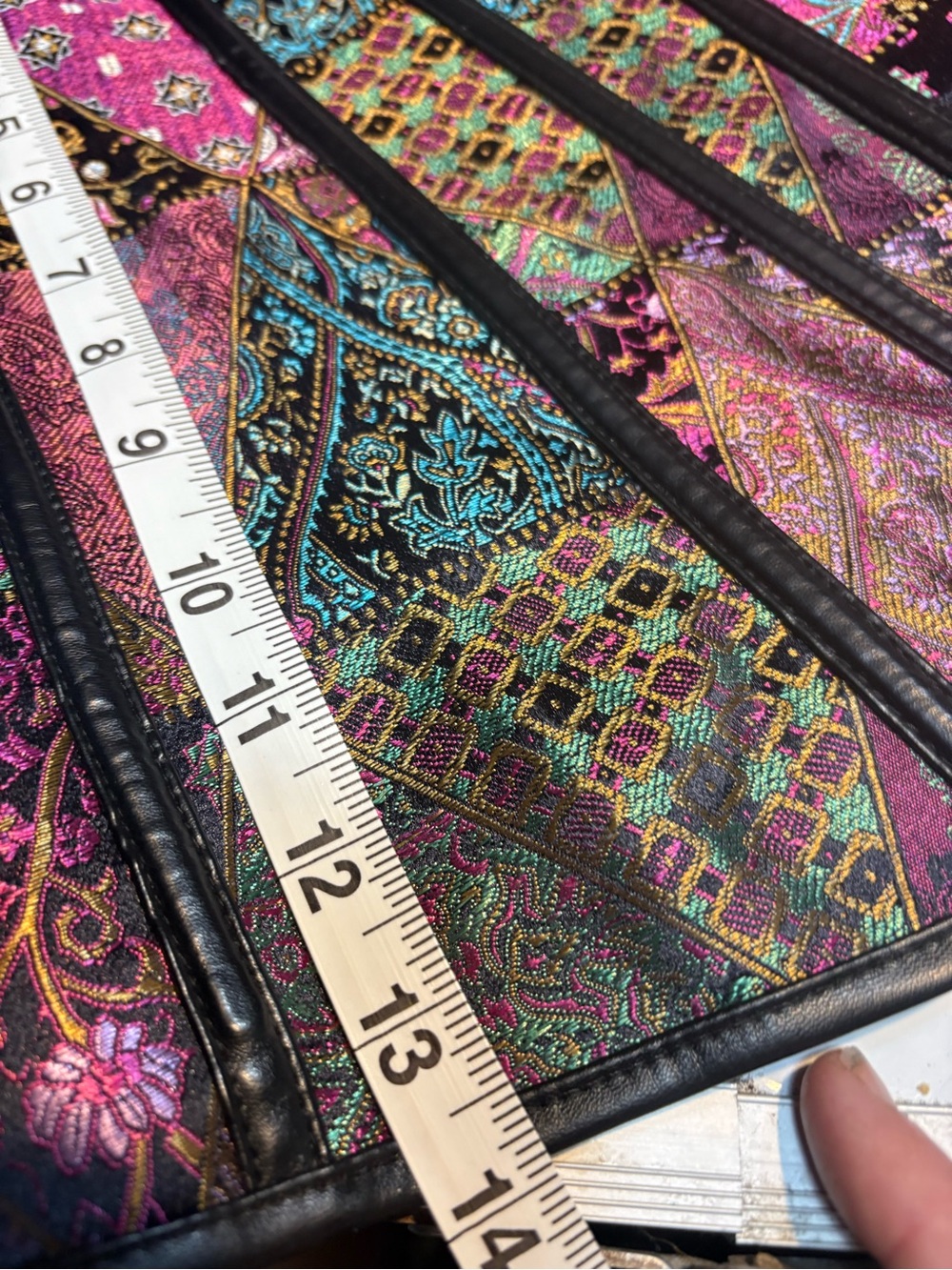 Victorian gothic Boho Jacquard Overbust Corset Top - Picture 7 of 14